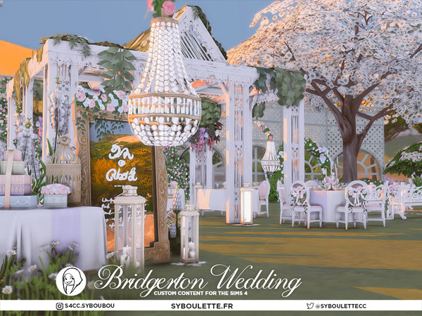 Sims 4 — SYB Bridgerton Wedding - Lemonade jar by Syboubou — Step into the romantic world of the Regency era with a
