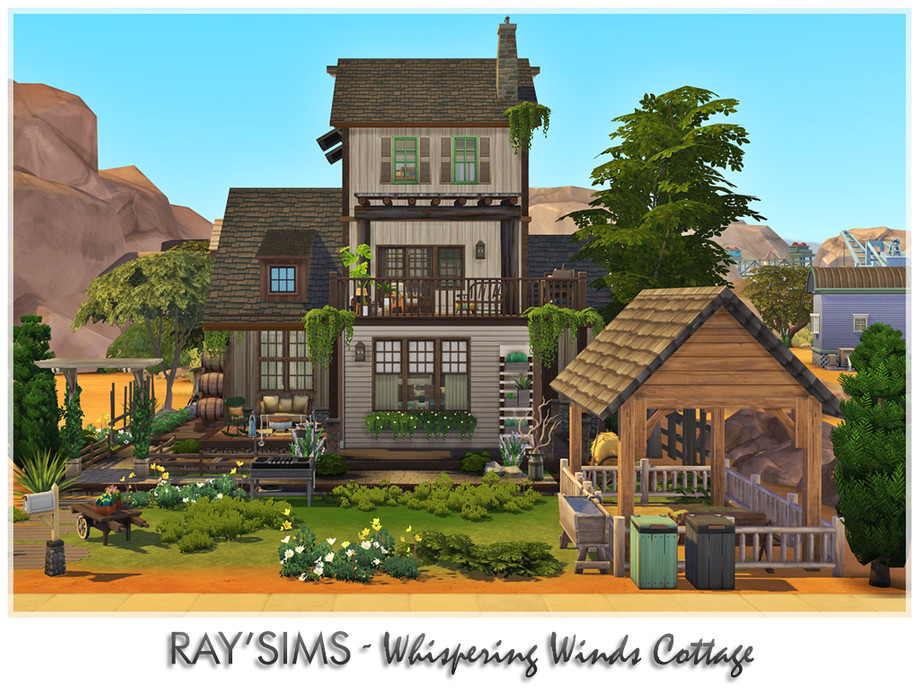 The Sims Resource Whispering Winds Cottage