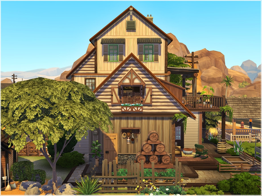 The Sims Resource Whispering Winds Cottage