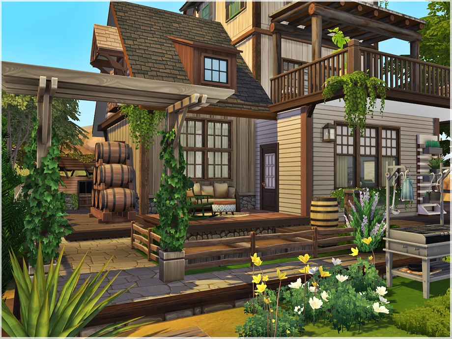 The Sims Resource Whispering Winds Cottage