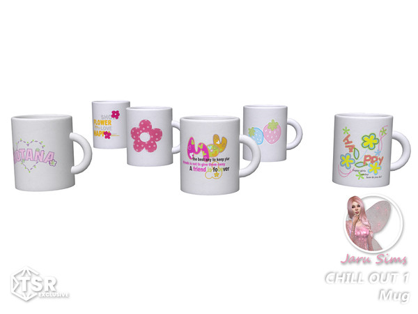 Sims 4 — Chill out 1 - Mug| jarusims by Jaru_Sims — Set "Chill out 1" contains: