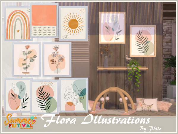 Sims 4 — Philo_Flora Medium Illustrations by philo — Take advantage of the summer holidays to spend precious time with