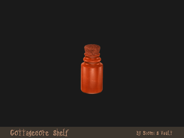 Sims 4 — Cottagecore Shelf - Jar #01 by siomisvault — Hi I decided to make a cottagecore shelf for all of you I hope you