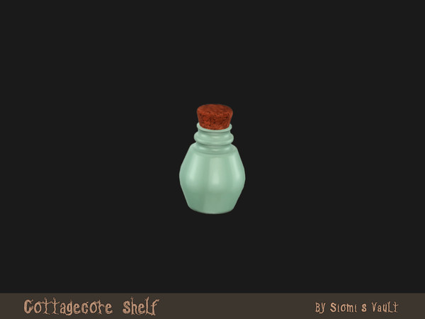 Sims 4 — Cottagecore Shelf - Vase #02 by siomisvault — Hi I decided to make a cottagecore shelf for all of you I hope you