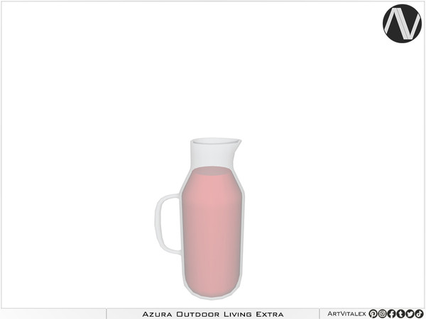Sims 3 — Azura Jug Full Of Juice by ArtVitalex — Outdoor And Garden Collection All rights reserved - Belong to 2024