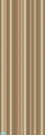 Sims 2 — Coffeeshop Walls I - Stripey by Lekker Sims — Coordinate your home with Lekker Sims' "Coffeeshop"