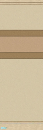 Sims 2 — Coffeeshop Walls I - Banded Kick/Crown by Lekker Sims — Coordinate your home with Lekker Sims'