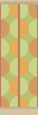 Sims 2 — Homemaker Walls II - Dots Kick/Crown by Lekker Sims — Coordinate your home with the Lekker Sims