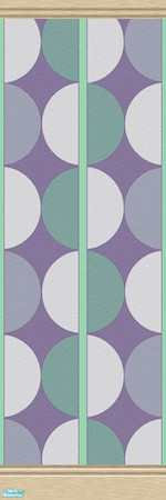 Sims 2 — So Cool Walls I - Dots Kick/Crown by Lekker Sims — Coordinate your home with the Lekker Sims "So Cool"