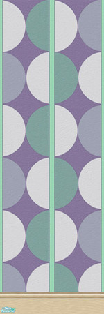 Sims 2 — So Cool Walls I - Dots with Kick by Lekker Sims — Coordinate your home with the Lekker Sims "So Cool"
