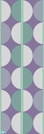 Sims 2 — So Cool Walls I - Dots by Lekker Sims — Coordinate your home with the Lekker Sims "So Cool"