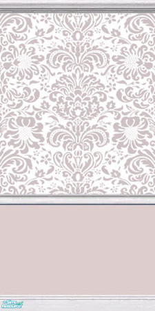 Sims 2 — "Fairly Intricate" Wallpaper 10 by prin6je — Wallpaper with a fairly intricate pattern in cream and