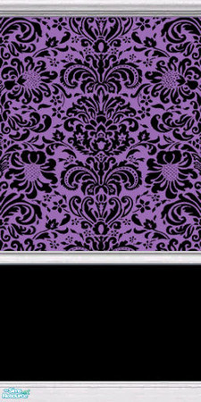 Sims 2 — "Fairly Intricate" Wallpaper 8 by prin6je — Wallpaper with a fairly intricate pattern in purple and