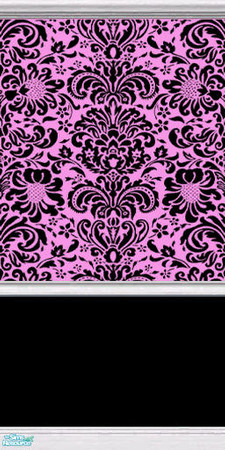 Sims 2 — "Fairly Intricate" Wallpaper 6 by prin6je — Wallpaper with a fairly intricate pattern in pink and
