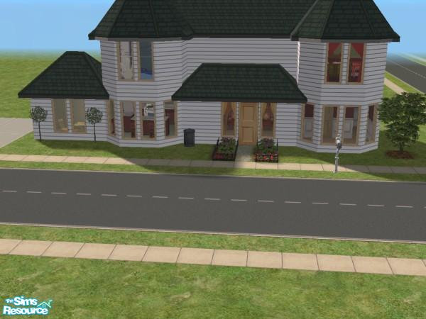Sims 2 — Generations Houses - Lot2 by vertefae — Childs bedroom added and a driveway!