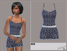 Kiarara_Summer Nightwear 2pcs Set Top.package - Click to view and download separately!