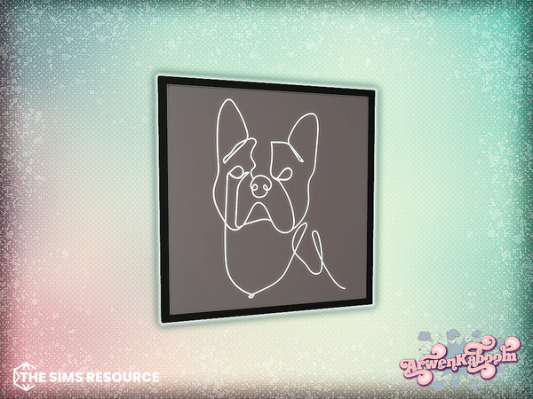 Sims 4 — Dinnoir - Painting by ArwenKaboom — Quaint and romantic dinner set. Find all items by searching