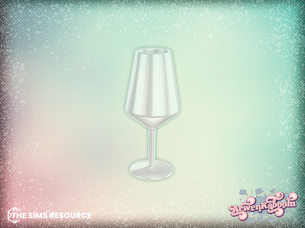Sims 4 — Dinnoir - Wine Glass by ArwenKaboom — Quaint and romantic dinner set. Find all items by searching
