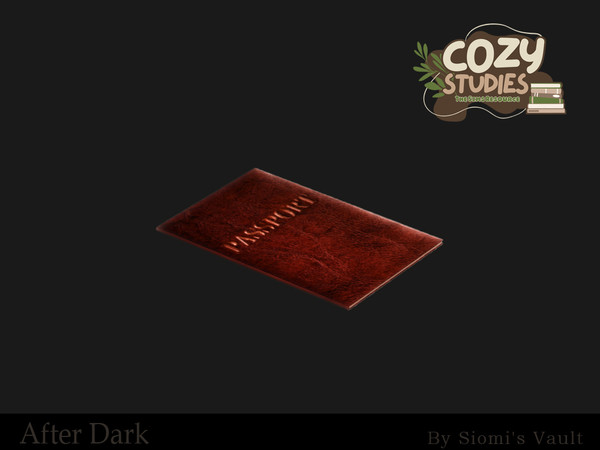 Sims 4 — After Dark - Passport by siomisvault — Cozy studies feelings for you! Thank you so much for the love and support