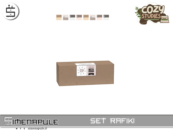 Sims 4 — Set Rafiki- Coffee Box by Simenapule — Set Rafiki Part 2 Set Rafiki Part 2