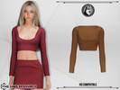 Sims 4 — Iona Set Top by ForLima — 6 Colors