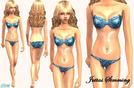 blue ya sequinned bikini by juttaponath - Click to view and download separately!