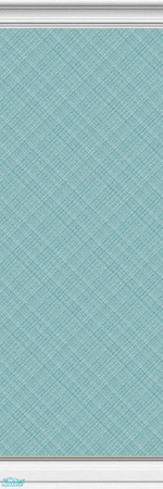 Sims 2 — Lace Walls ~ Plaid ~ Turquoise ~ BASE by maylynn55 — These walls are all turquoise with a plaid background. Made