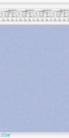 Sims 2 — Crown Molding - Light Blue Paint by BarbAnn — TSRAA member