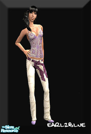 Sims 2 — e2b_set005_5 outfits - recolor 3 by earl2blue — Ceras may enjoy a casual outfit at times but she insist on