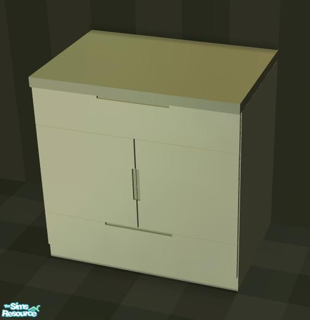 Sims 2 — NK PMS Kitchen Olive - Counter by MoMama — Prepare your meals on this state of the art kitchen counter. You need