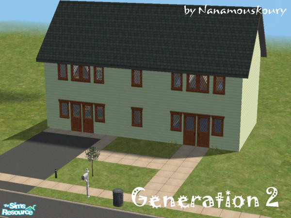 Sims 2 — Generation 2 by Nanamouskoury — Second point of the Generation building challenge (see tread in the forum for