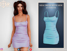 Sims 4 — Silk dress with side cutouts by MysteriousOo — Silk dress with side cutouts in 6 colors