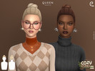 Sims 4 — Queen Hairstyle by Enriques4 — New Mesh