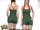 Sims 4 — Cozy Studies - Petite Short Romper by Harmonia — New Mesh