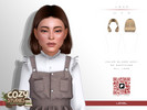 Sims 4 — Lena - hairstyle child (Cozy Studies collection) by LEXEL_s — 30 swatches