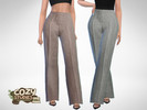 Sims 4 — Cozy Studies Pants by Puresim — Studies Pants in 2 swatches