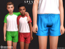Sims 4 — SPENCER shorts (child) by Plumbobs_n_Fries — Shorts New Mesh