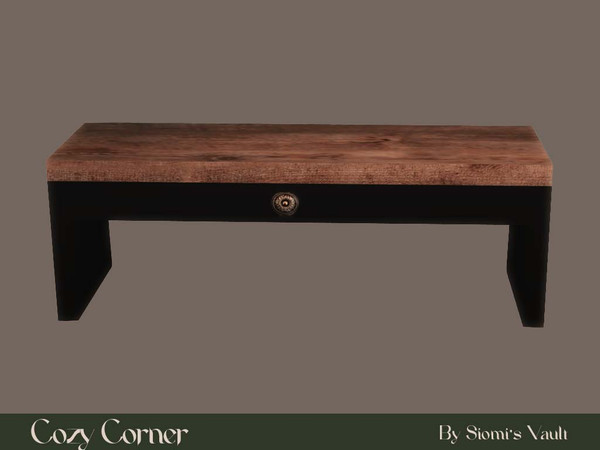 Sims 4 — Cozy Corner - Furniture by siomisvault — To make your place look chic but cozy. Hope you like it! Thank you so