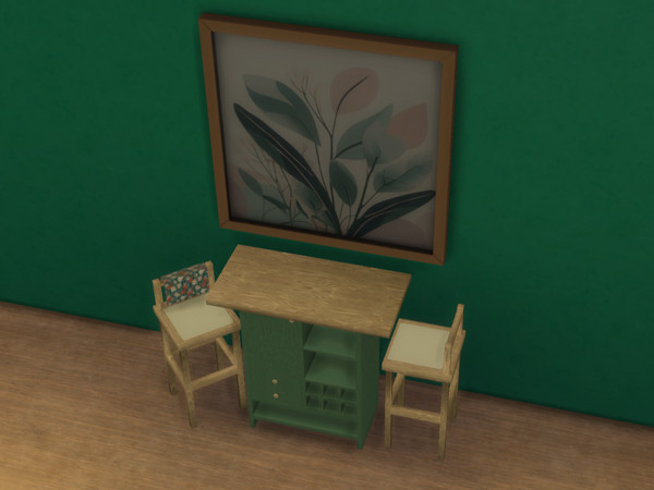 Sims 4 — [SCC] CoffeCorner BarStool by semoscc — To create your own coffee corner, with a unique table. :)