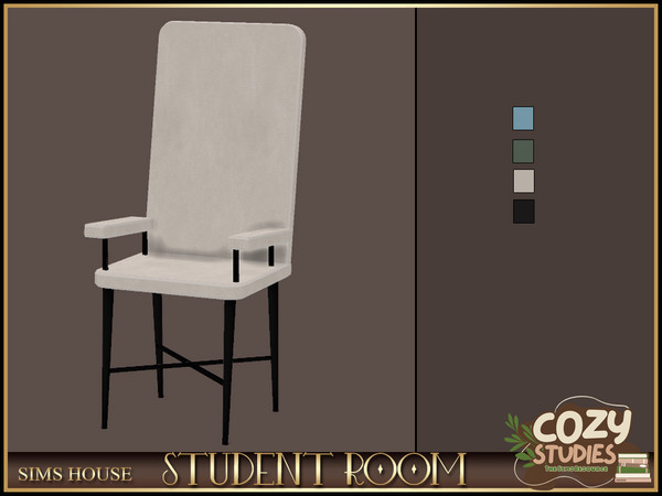 Sims 4 — [Sims House] Desk Chair | STUDENT ROOM by Sims_House — STUDENT ROOM: Sofa cabinet (for medium and high wall)