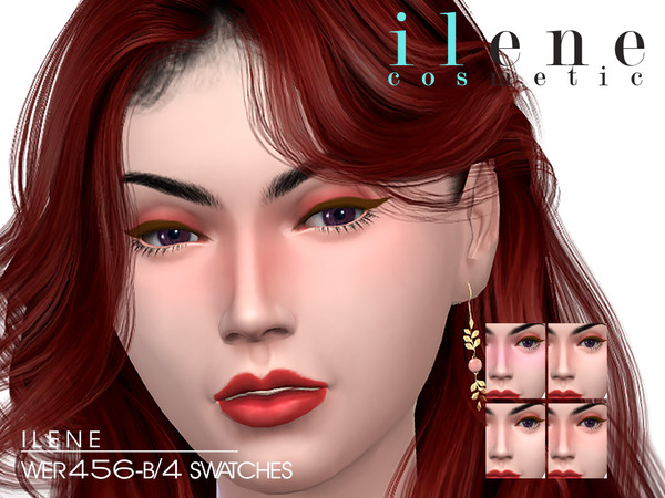 Sims 4 — ILENE_E WER456-B Blush On by ILENE_E — - HQ Texture