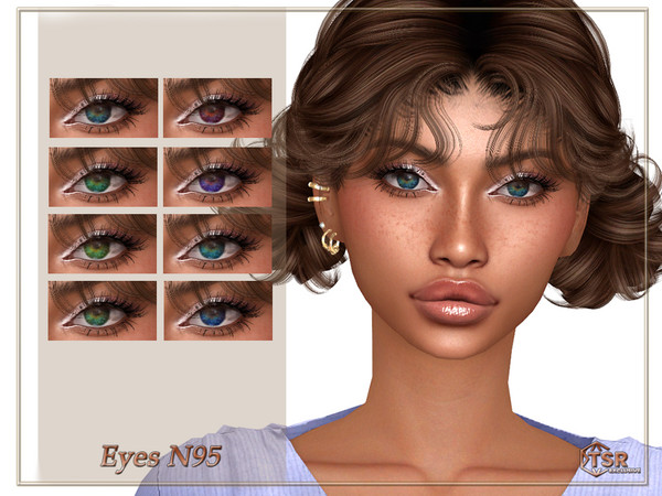 Sims 4 — Eyes N95 by Layla — Previews were made using HQ Mod
