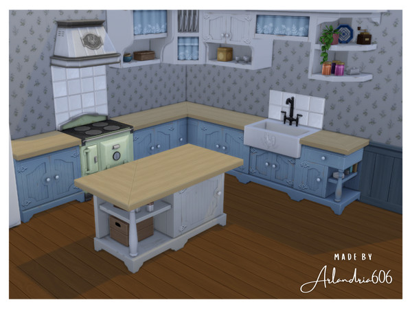 Sims 4 — Whittler's Pride Kitchen Island, Extra Combinations by Arlandria606 by Arlandria606 — This Maxis Match set