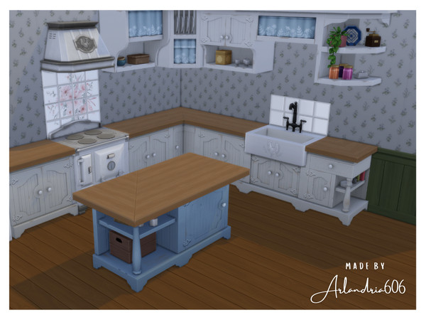 Sims 4 — Cock-a-Doodle-Do Your Dishes! Sink, Extra Combinations by Arlandria606 by Arlandria606 — This Maxis Match set