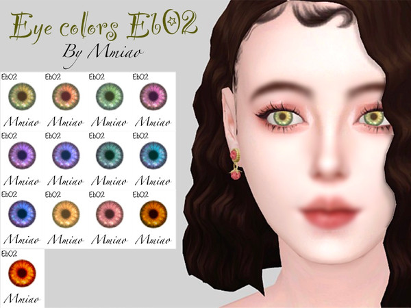Sims 4 — Eye Colors Eb02 by Mmiao — You can find this in face paint ---