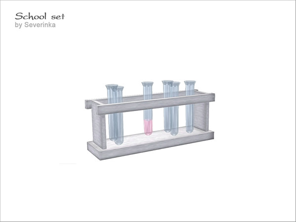 Sims 4 — [School set] - Chemical tubes by Severinka_ — Chemical tubes From the set of 'School set' 1 color