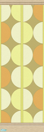 Sims 2 — Neo Natural Walls I - Dots Kick/Crown by Lekker Sims — Coordinate your home with the Lekker Sims "Neo