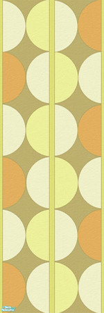 Sims 2 — Neo Natural Walls I - Dots by Lekker Sims — Coordinate your home with the Lekker Sims "Neo Natural"