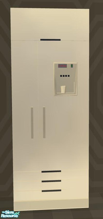 Sims 2 — NK PMS Kit Eggshell - Refrigerator by MoMama — Your Sims will enjoy preparing meals from this modern