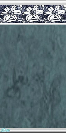 Sims 2 — Black Ice 3 by chayann — Black ice with a white lily accent.